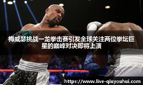 梅威瑟挑战一龙拳击赛引发全球关注两位拳坛巨星的巅峰对决即将上演